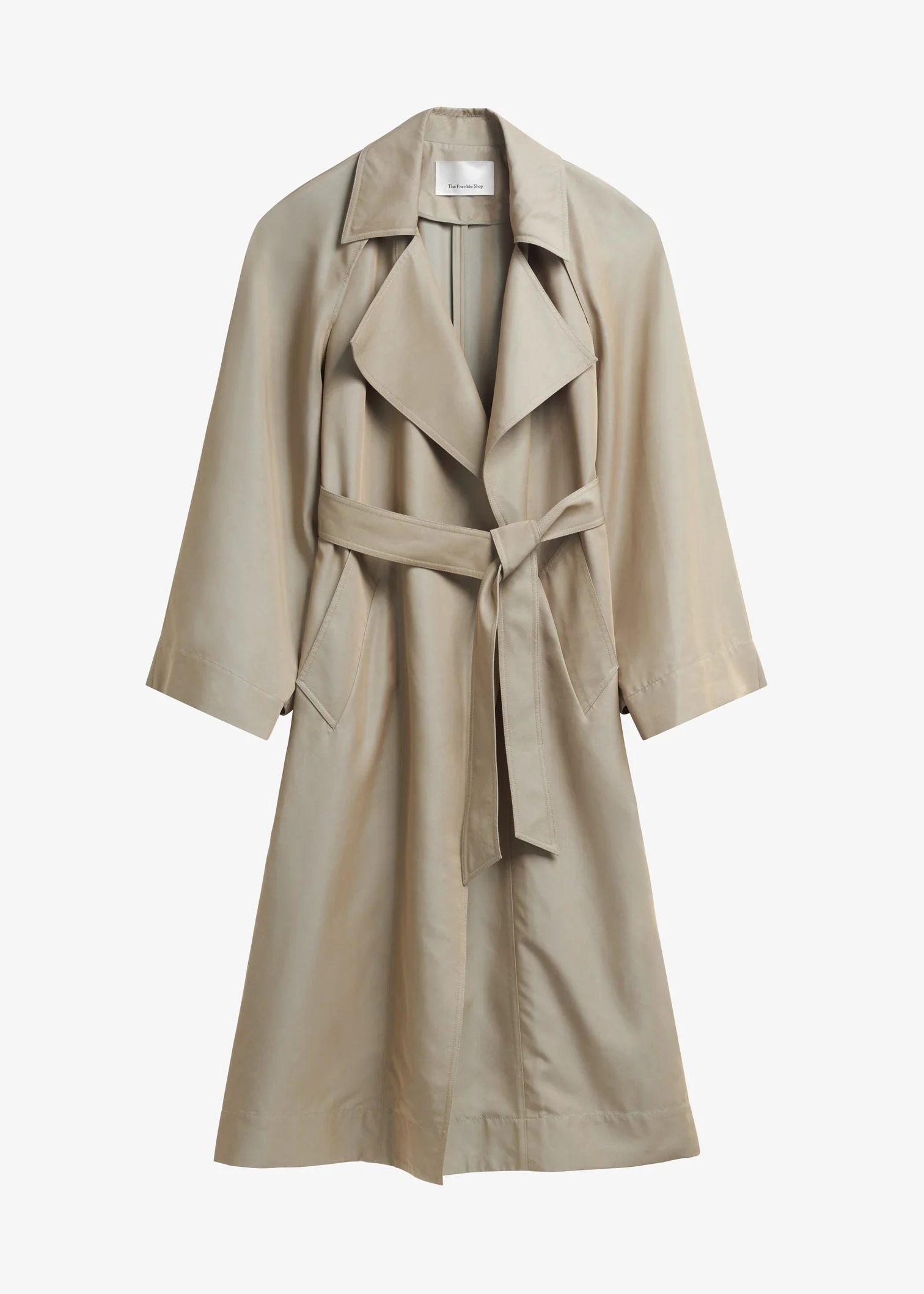Beige Sleeve Trench Coat