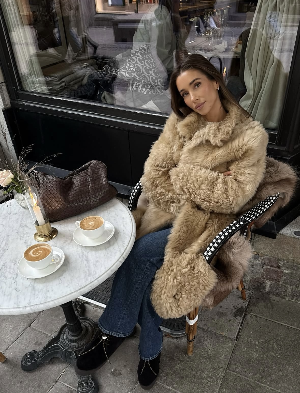 Cappuccinos and Sunday layers.