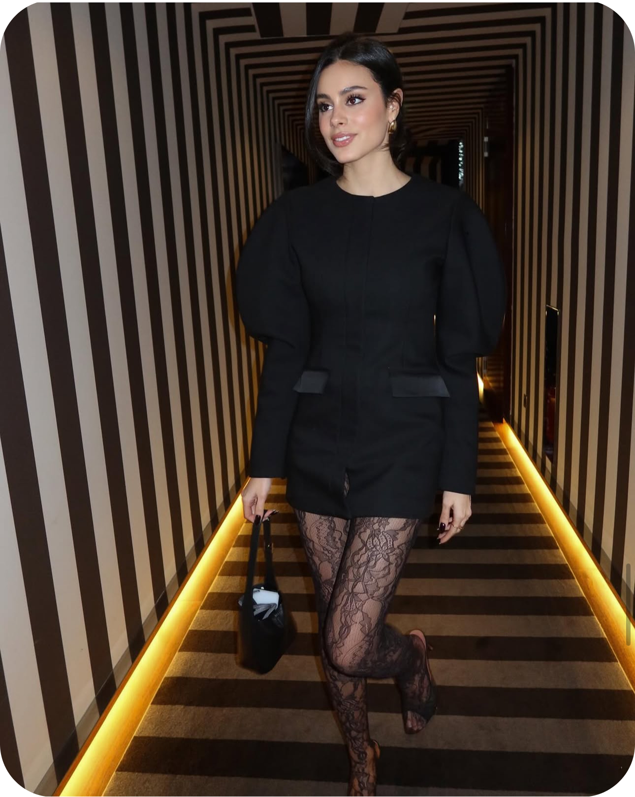 Sculpted Black Blazer