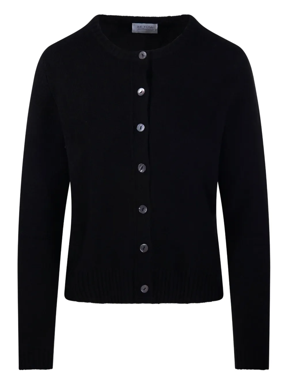 Button-front cardigan